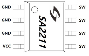 5V/2.1A同步整流器 SA2211