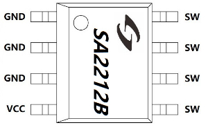 5V/3.1A同步整流器 SA2212B