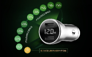 5V/2.4A带数码管显示车充方案