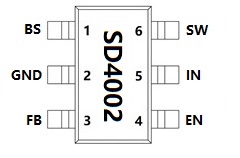 18V/2A同步降压转换器 SD4002