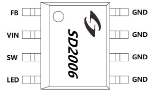 高效率2.4A车充芯片 SD2006