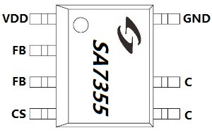 高精度恒流/恒压原边控制PWM功率开关 SA7355