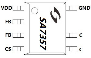 高精度恒流/恒压原边控制PWM功率开关 SA7357