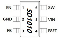 40V/2A，可调频率，降压转换器 SD1010