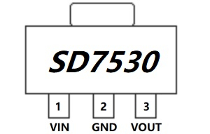 30V输入、3.0V/150mA、1.5μA超低静态电流LDO SD7530