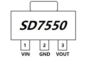 30V输入、5.0V/150mA、1.5μA超低静态电流LDO SD7550