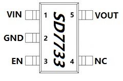 80V输入、3.3V/150mA、2μA超低静态电流LDO SD7733