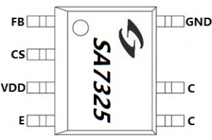 高精度恒流/恒压原边控制PWM功率开关 SA7325
