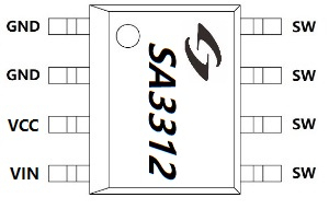 7.4mΩ、68V高性能同步整流器 SA3312B